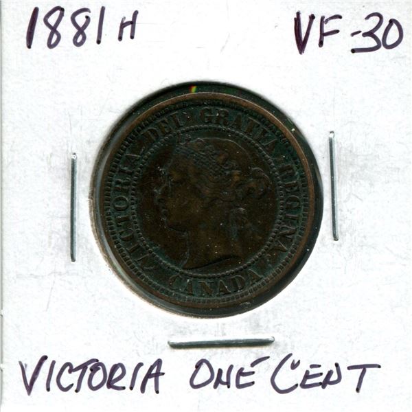1881-H Victoria large cent