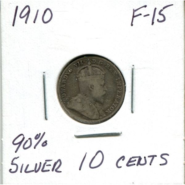 1910 King Edward 10 cents