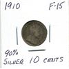 Image 1 : 1910 King Edward 10 cents
