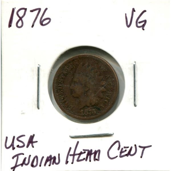 1876 USA Indian head cent