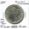 Image 1 : 1889 90% silver morgan dollar