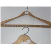 Image 3 : 2 old advertising hangers, wooden. Tucker & Bate dry cleaners/furriers Saskatoon, SK & Hotel adverti