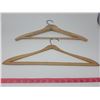 Image 4 : 2 old advertising hangers, wooden. Tucker & Bate dry cleaners/furriers Saskatoon, SK & Hotel adverti