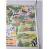 Image 2 : 1961 Lithograph Hanna-Barbera Yogi Bear map of jellystone park 29 X 21"
