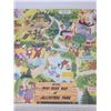 Image 3 : 1961 Lithograph Hanna-Barbera Yogi Bear map of jellystone park 29 X 21"