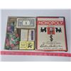 Image 3 : Antique Monopoly dated 1936 complete, wooden pieces, houses, hotel, players