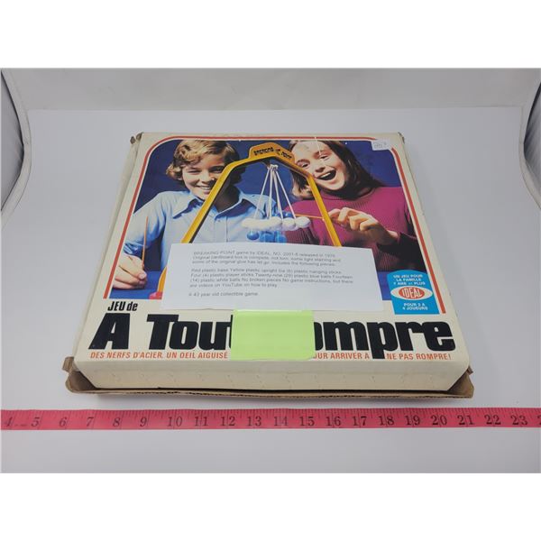 Collectible 'breaking point' game by Ideal no. 2001-6 *1976*