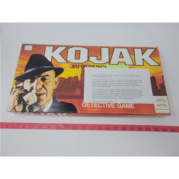 Kojac detective board game no. 4514 released 1975