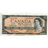 Image 1 : Canada 1954 $50.00 Beatie-coyne V.F. cond.