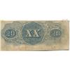 Image 2 : U.S. confederate Richmond APR 1863 $20.00 note V.F cond.
