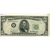 Image 1 : U.S. 1950 Lincoln $5.00 Black Seal mint cond.