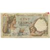 Image 1 : France 1939-42 100 Francs fine cond (torn see photos).