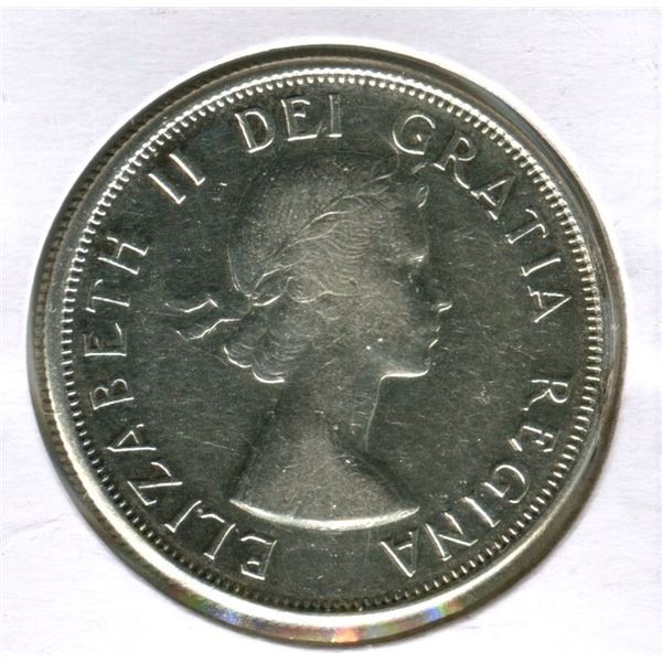 Canada 1959 & 1960 half- dollars .800 silver M.S. 64.