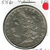 Image 2 : U.S.A 1886 Morgan dollar .900 silver M.S.60.