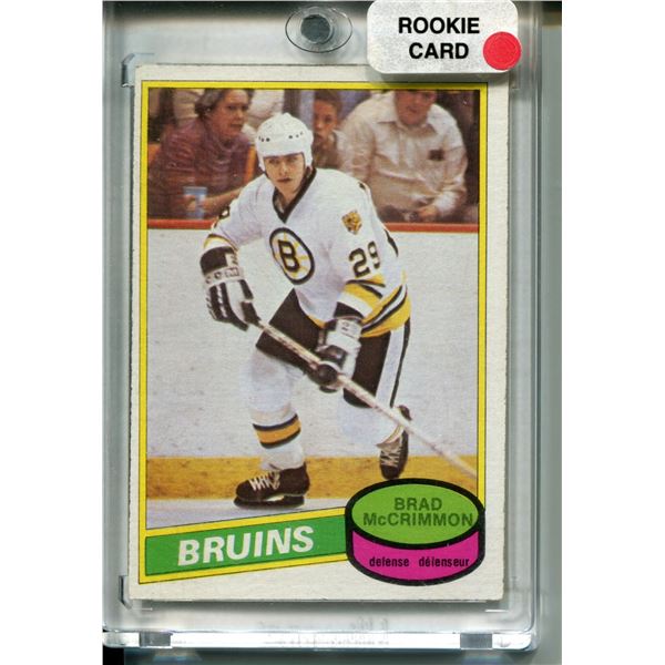 Brad Mcrimmon 1980-812 O.P.C. #354 rookie born: Dodsland Sask.