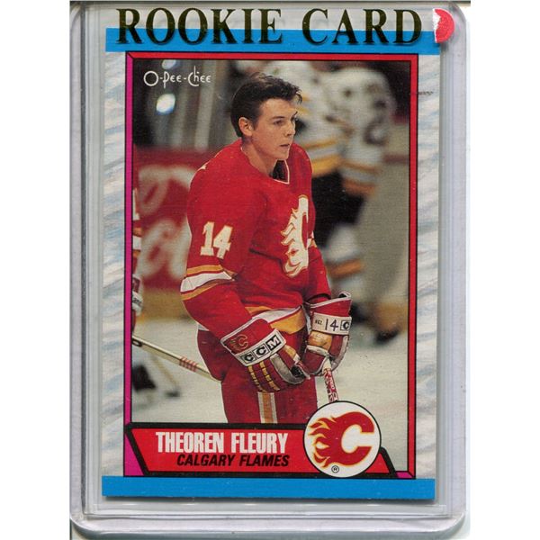 Theoren Flurey  1989-90 O.P.C. #232 rookie