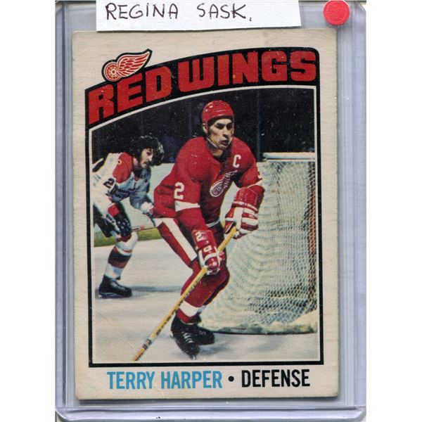 Terry Harper 1976-77 O.P.C. #262 Regina Sask