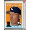 Image 1 : Mickey mantle commemortive card 1996 pristine comd.
