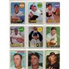 Image 1 : Baseball page of 9 cards from 60's era