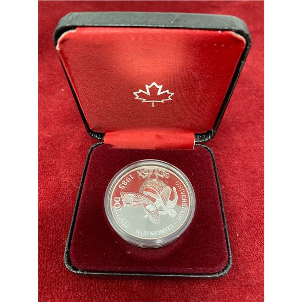 1983 "Universiade-Edmonton" Canadian Silver Dollar