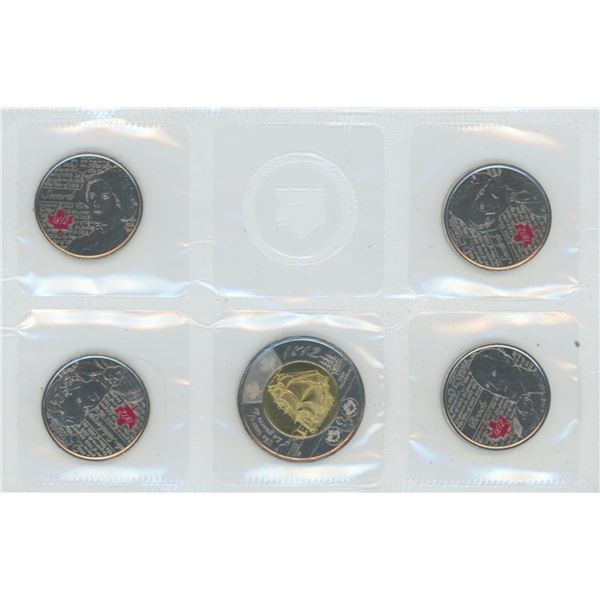 2012 "The War Of 1812" Canadian Proof Set Uncirculated