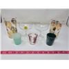 Image 1 : 2  glass Saskatchewan Diamond Jubilee drinking glasses, one fair, one excellent condition; 2 glass s