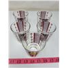 Image 4 : Set of 5 sturdy Ukrainian design glass, excellent condition