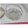 Image 3 : Silverplate tray, Oval 14" long & 1.5" deep- Rogers and silverplate candy dish with handle. 7.5" wid
