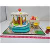 Image 2 : Fisher-Price carousel 1972 windup vintage toy.
