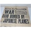 Image 3 : 2 old, maybe incomplete fragile newspapers on war in Manchuria 1931 & Pearl Harbor attack