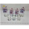 Image 2 : 4 Ukrainian Vesna Festival drinking glasses, 2 champagne glasses, 3 shot glasses