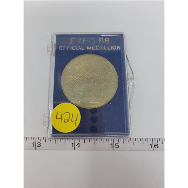 Expo 86 Medallion