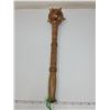 Image 2 : Souvenir Crossack's handmade wooden Mace (Balava) from Ukraine, 15" long.