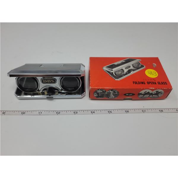 Folding opera glasses - in own box
