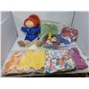 Image 1 : Cabbage patch kids redhead girl, in home made Girl Guides uniform.