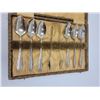 Image 3 : Sterling silver set of six - 4.5" long spoons & tongs in own case.