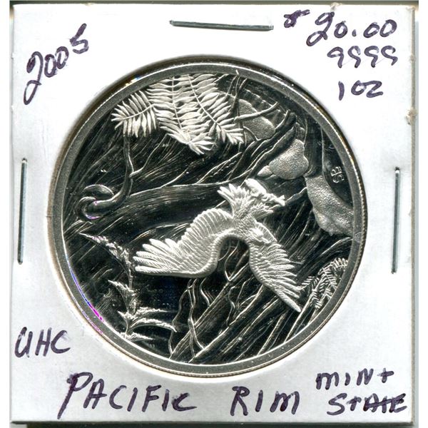 2005 $20.00 Pacific Rim .9999