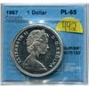 Image 1 : 1967 $1.00 PL-65 CCCS coin