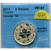 Image 1 : 2017 $3.00 PF-67 CCCS coin