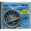 Image 1 : 2003 $1.00 PF-67 CCCS coin