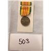 Image 1 : 503 - US Military Vietnam service medal set (1970s Era) With Box