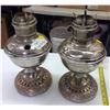 Image 3 : 2 - Oil Lamps - no Shades