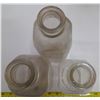 Image 3 : Lot of Old Glass - Large Milk Bottles - 3