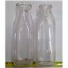 Image 1 : Lot of Old Glass - Small Milk Bottles - 2