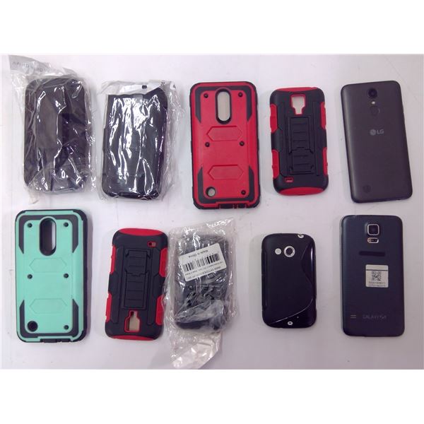 Assorted Cell Phones & Cases - see details in pics