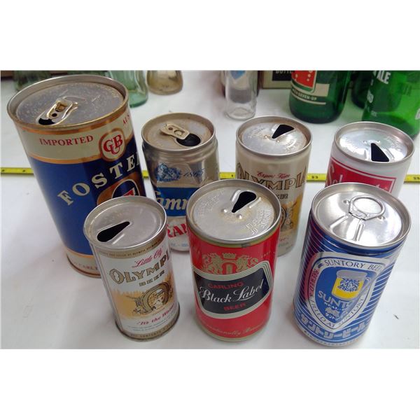 Lot of Beer Cans