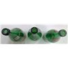 Image 2 : Lot of 3 Large Green Bottles - 7-Up & Stubby