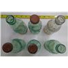 Image 2 : Lot of 6 Coca Cola Bottles - Small