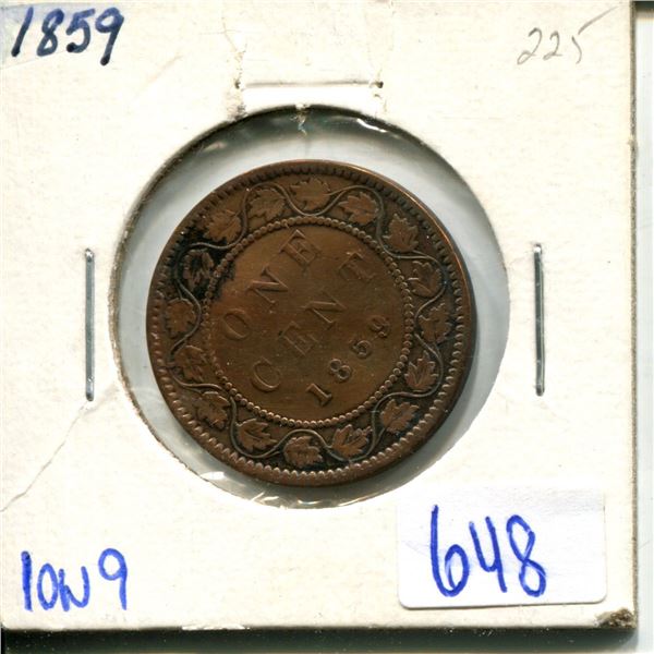 1859 one cent
