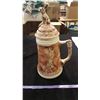 Image 5 : Huge Ceramic Beer Stein Hunting Scene 1935